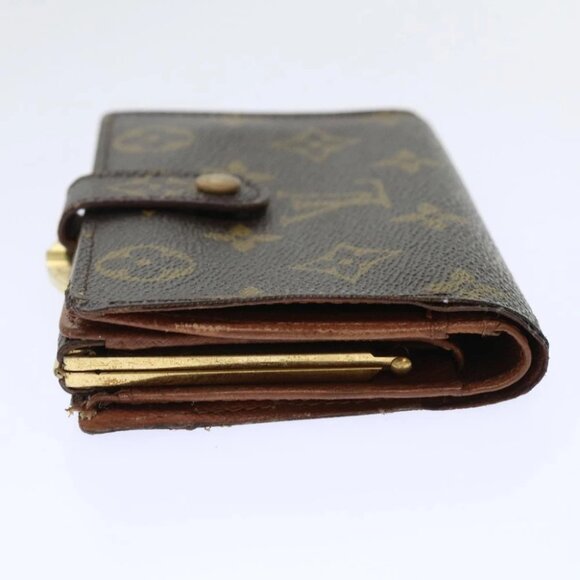 LOUIS VUITTON Monogram Porte Monnaie Billets Viennois Wallet M61663 Auth 50864 - Picture 7 of 16